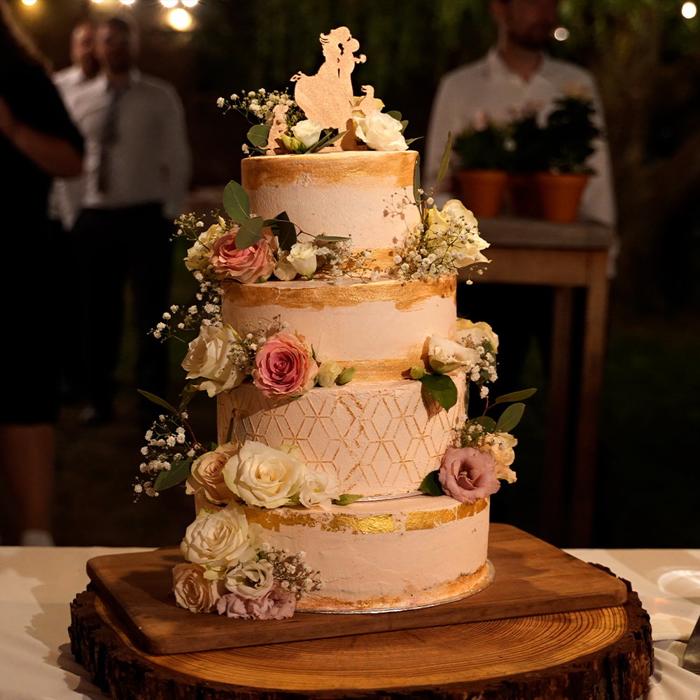 Hochzeitstorte, Feierlocation, Party - Hochzeitsfilm
